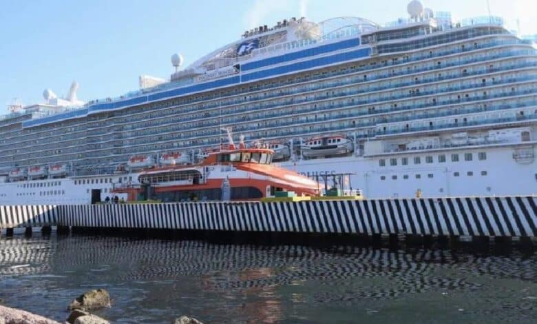 Mazatlán recibe su crucero número 101 del Año con el Arribo del Discovery Princess