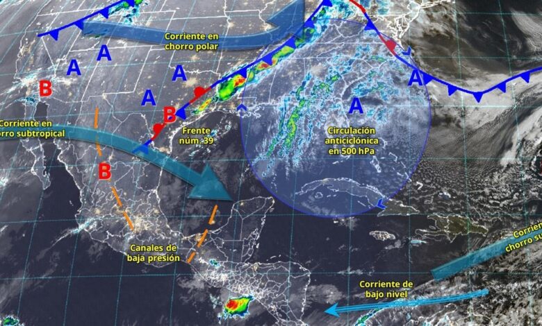 Clima,Lluvias,Noreste,Norte,Oriente,Sureste,Pronóstico
