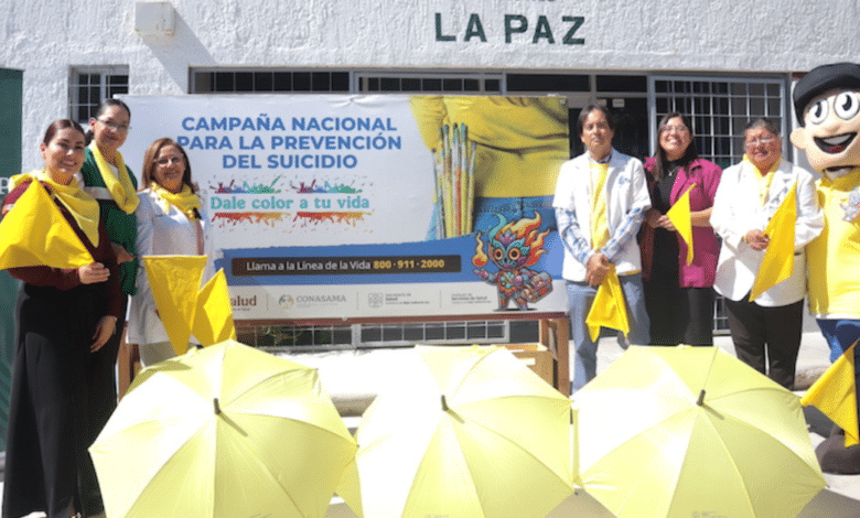 Participa BCS en la campaña sobre la prevención del suicidio “Dale color a tu vida”