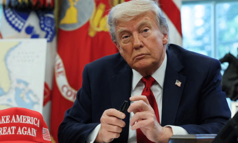 “Trump 2028” Las tiendas del expresidente promueven un tercer mandato (Foto por ABC News)