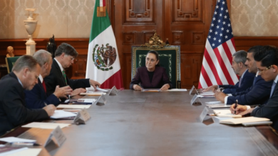 Diálogo bilateral toma fuerza Sheinbaum se reúne con delegación estadounidense en Palacio Nacional
