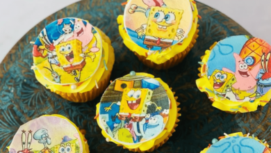 La casa más dulce de Fondo de Bikini cupcakes de piña inspirados en Bob Esponja (Foto por labakerymex)