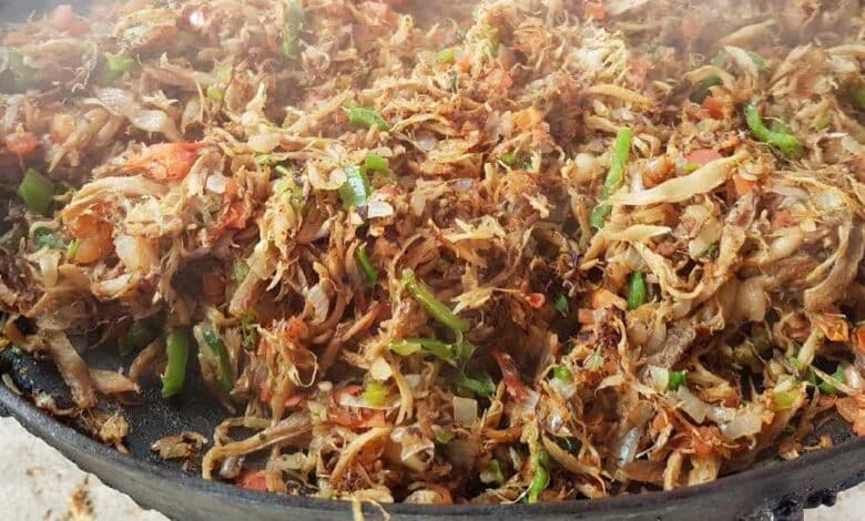 Baja California Sur turismo: machaca de mantarraya para el verano (Foto de internet)