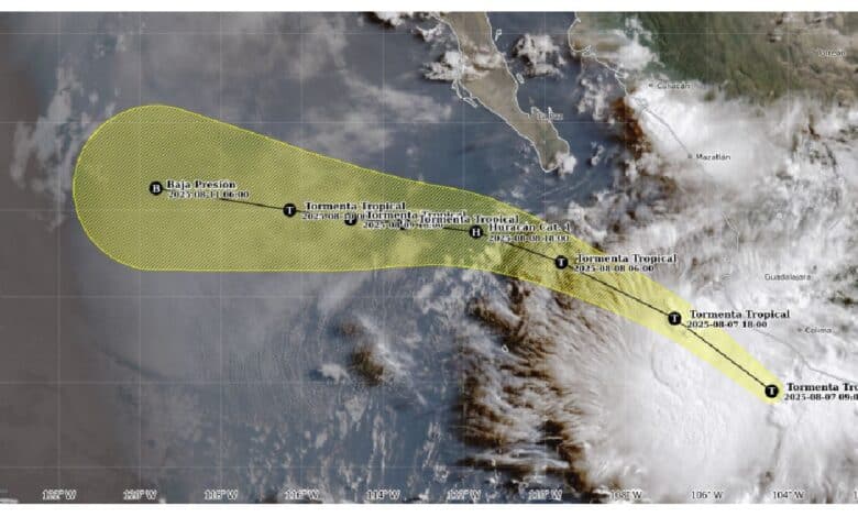 ¿Qué tan cerca esta la tormenta tropical Ivo de Baja California Sur? (Foto de internet)