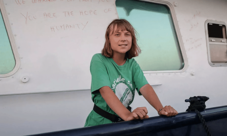 Greta Thunberg y activistas de la flotilla humanitaria, son deportados por Israel