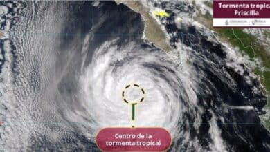 Priscilla ahora es tormenta tropical, sigue frente a Baja California Sur (Foto de internet)