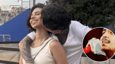 Christian Nodal presume tatuaje con el nombre de Ángela Aguilar