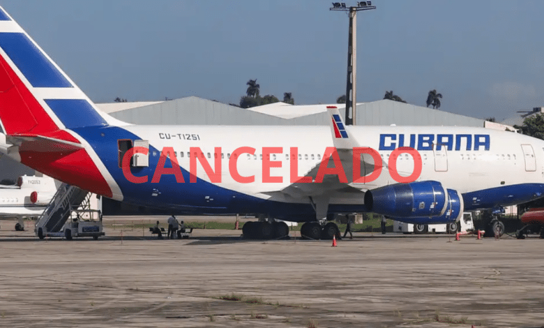 Cuba enfrenta suspensión de combustible para aviación por crisis energética