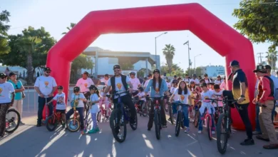 alcalde encabeza rodada ciclista por el día de la familia en los cabos