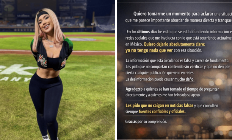 María Julissa niega vínculo con “El Mencho” tras rumores en redes sociales