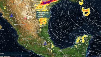 Clima extremo en México Tornados en el norte y calor de 40 °C en el sur (Foto Meteored)