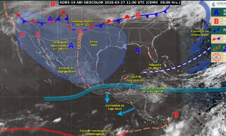 Clima: hoy ingresa el nuevo frente frío no 42 ¿Será más intenso? (Foto de Conagua)