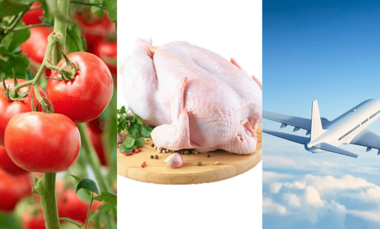Inflación en México se deja ver en el precio del pollo, vuelos y tomate (Imágenes de internet)