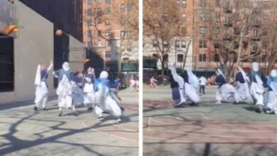 Monjas jugando basquetbol se vuelven virales en redes sociales