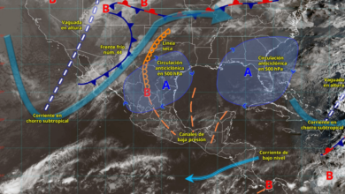 Alerta por posible formación de torbellinos en el norte de México