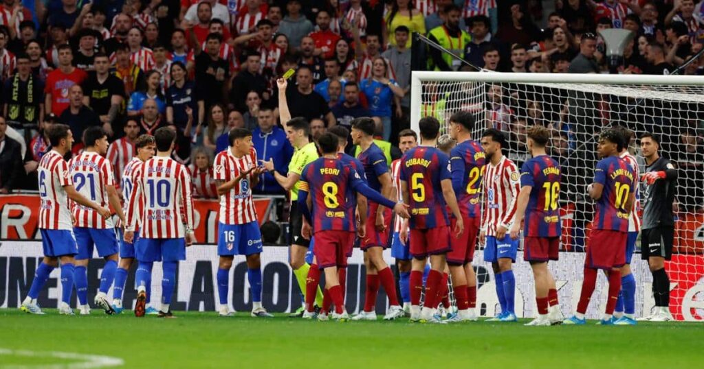 barcelona vs atletico de madrid de cuartos de final de champions league 1