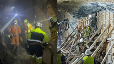 Búsqueda de último trabajador de mina Santa Fe (Foto de CNPC)