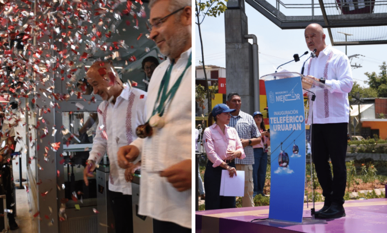 Inauguran Teleférico de Uruapan Gobierno federal impulsa movilidad como derecho social