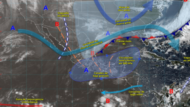 Lluvias intensas y vientos fuertes impactarán varias regiones del país este día
