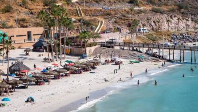 Playas de La Paz registran alta afluencia al cierre de Semana Santa