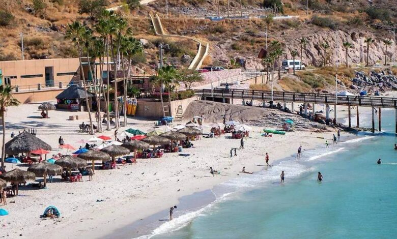 Playas de La Paz registran alta afluencia al cierre de Semana Santa