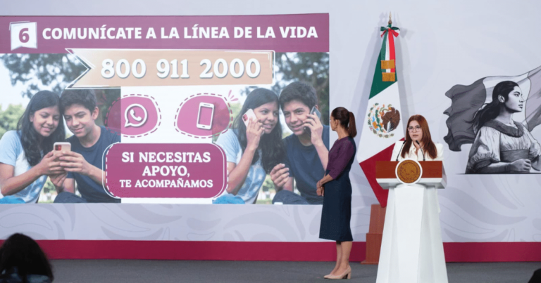 Sheinbaum lanza estrategia nacional de salud mental para jóvenes con seis ejes clave