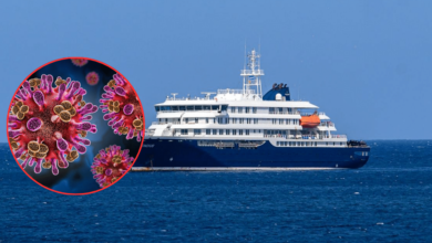 3 personas fallecidas por hantavirus a bordo de un crucero en el Atlántico (Fotos de internet)