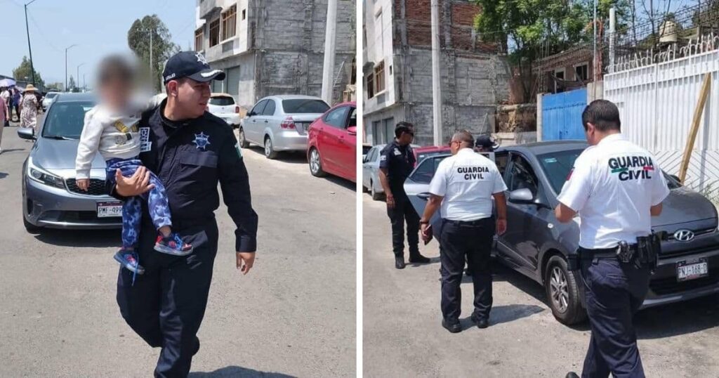 otro mas rescatan a nino en morelia abuela lo dejo en auto por boletos de el buki 1