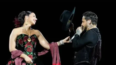 Christian Nodal y Ángela Aguilar sorprenden con romántico dueto en la CDMX