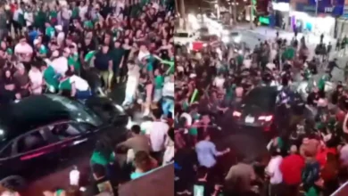 Aficionados son arrollados en Cabo San Lucas durante México vs Chequia (Fotos de internet)