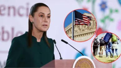 Sheinbaum habla sobre migrantes mexicanos y fallo de corte de EU (Fotos de internet)