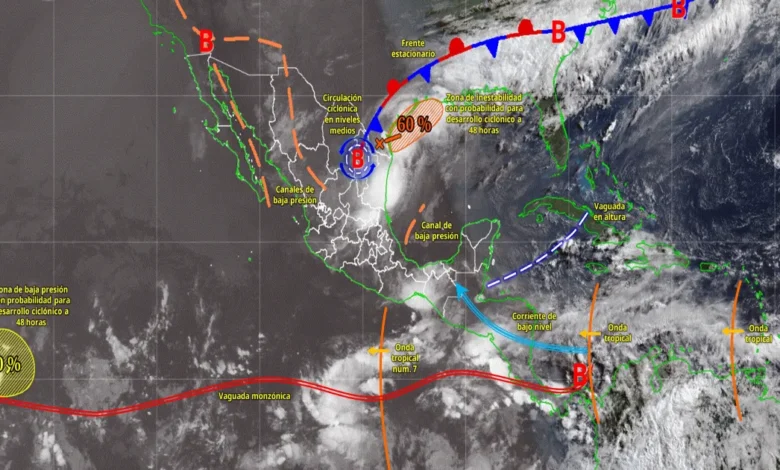 lluvias intensas afectarán a nuevo león y tamaulipas prevén precipitaciones fuertes en gran parte de méxico
