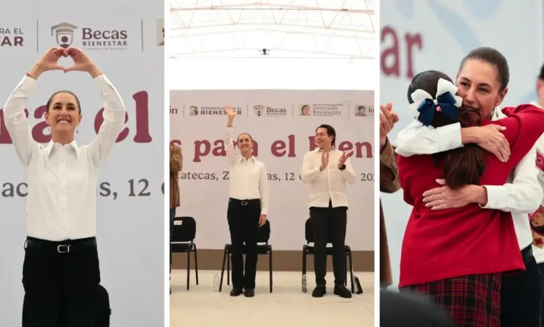 claudia sheinbaum anuncia la beca gertrudis bocanegra para universitarios de zacatecas