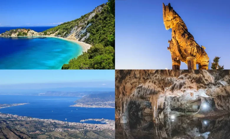 De la pantalla al Mediterráneo destinos imperdibles para revivir la Odisea de Homero (Fotos Expedia, El Globo Turquía, Wikipedia, y Visit Peloponnese)