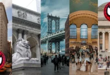 De las viñetas a la realidad seis lugares icónicos de Spider-Man que puedes visitar (Fotos por Architectural Digest, Wikipedia, Pixabay, La5thconbleeckerst y Universidades Privadas)