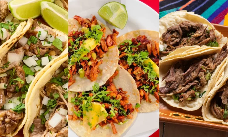 3 tipos de tacos que puedes disfrutar este domingo que juega México (Fotos de internet)