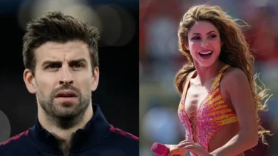 Captan la reacción de Piqué al ver actuar a Shakira en la final del Mundial (Fotos de internet)