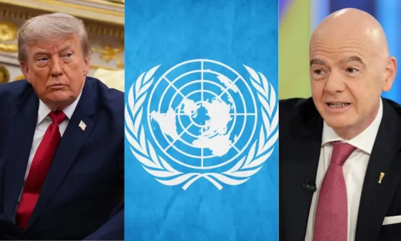Infantino al frente de la ONU, es la propuesta de Donald Trump (Fotos de internet)