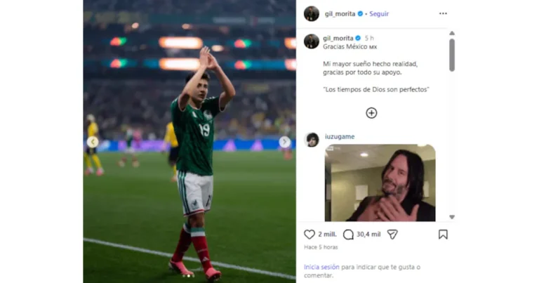 gilberto mora agradece el apoyo tras la eliminación de méxico del mundial 2026