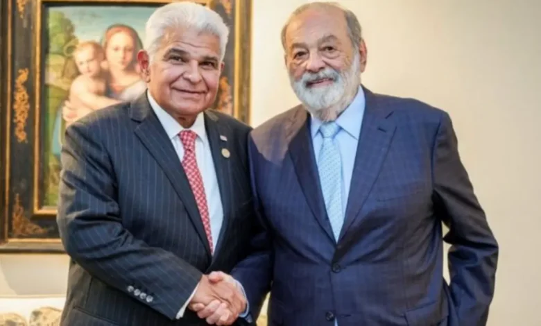josé raúl mulino se reúne con carlos slim para impulsar nuevas inversiones mexicanas en panamá