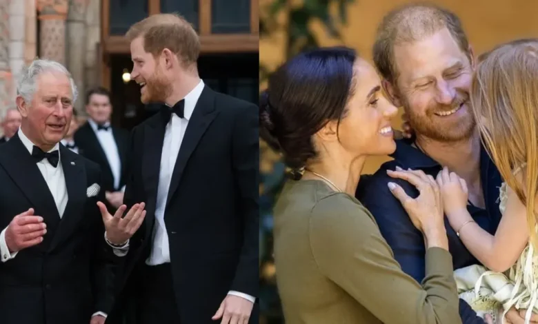 Reencuentro real El príncipe Harry y Meghan Markle visitan en privado al rey Carlos III junto a sus hijos (Fotos WireImage y Meghan Markle)