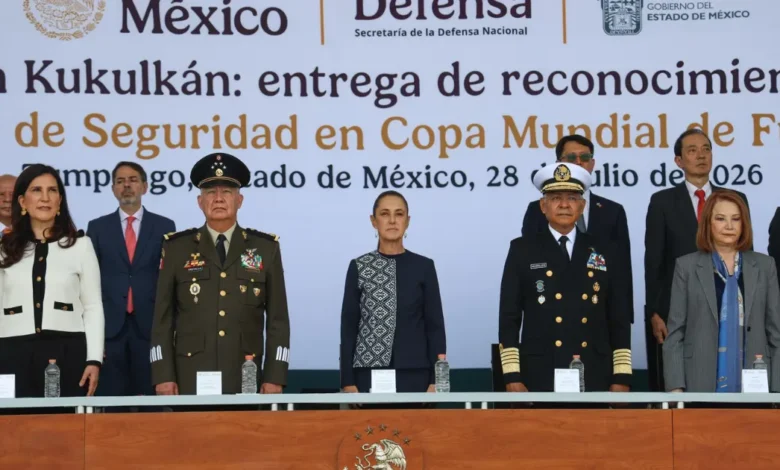 sheinbaum reconoce a participantes del plan kukulkán por la seguridad durante el mundial 2026