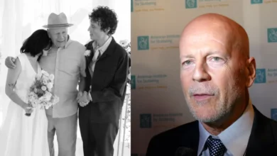 bruce willis acompaña a su hija tallulah en su boda