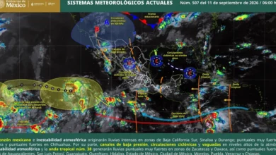 lluvias intensas y temperaturas superiores a 45 grados afectarán a méxico este viernes