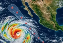 norbert se aleja de bcs, pero persisten las lluvias intensas