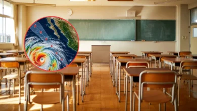 suspenden clases en la paz y los cabos por fuertes lluvias