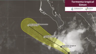 tormenta tropical simon se aleja de bcs prevén que no cause afectaciones